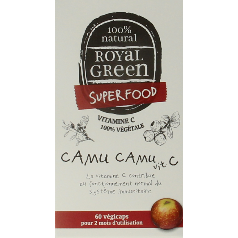 Royal Green Camu camu vitamine C 60 Vegetarische capsules