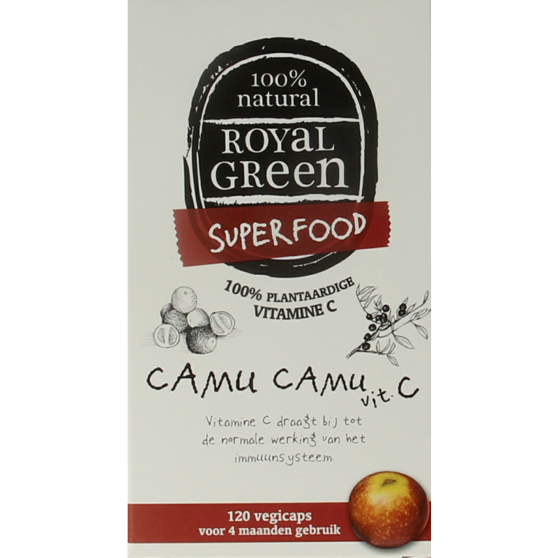 Royal Green Camu camu vitamine C 120 Vegetarische capsules