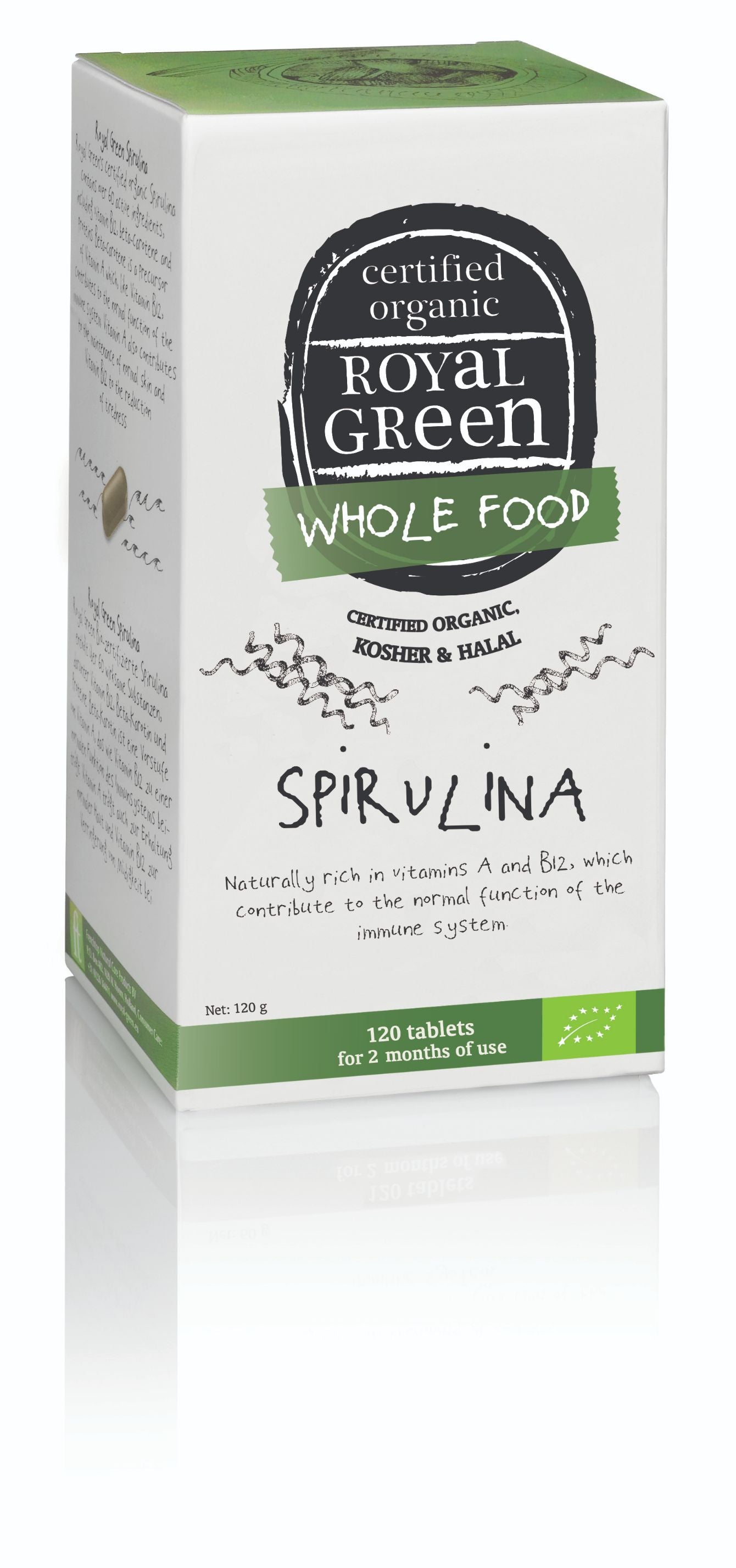 Royal Green Spirulina bio  120 Tabletten