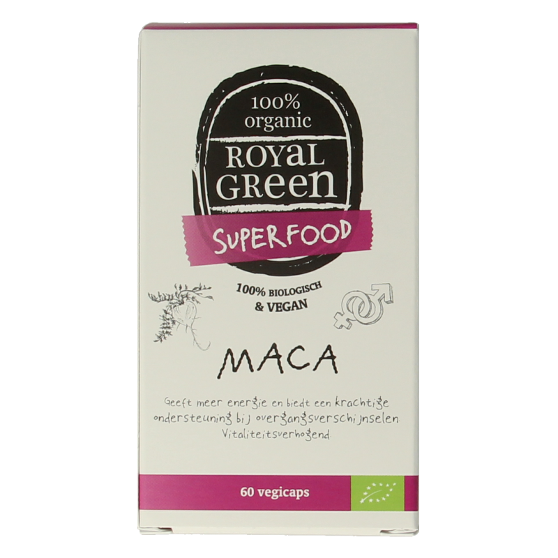 Royal Green Maca bio 60 Vegetarische capsules