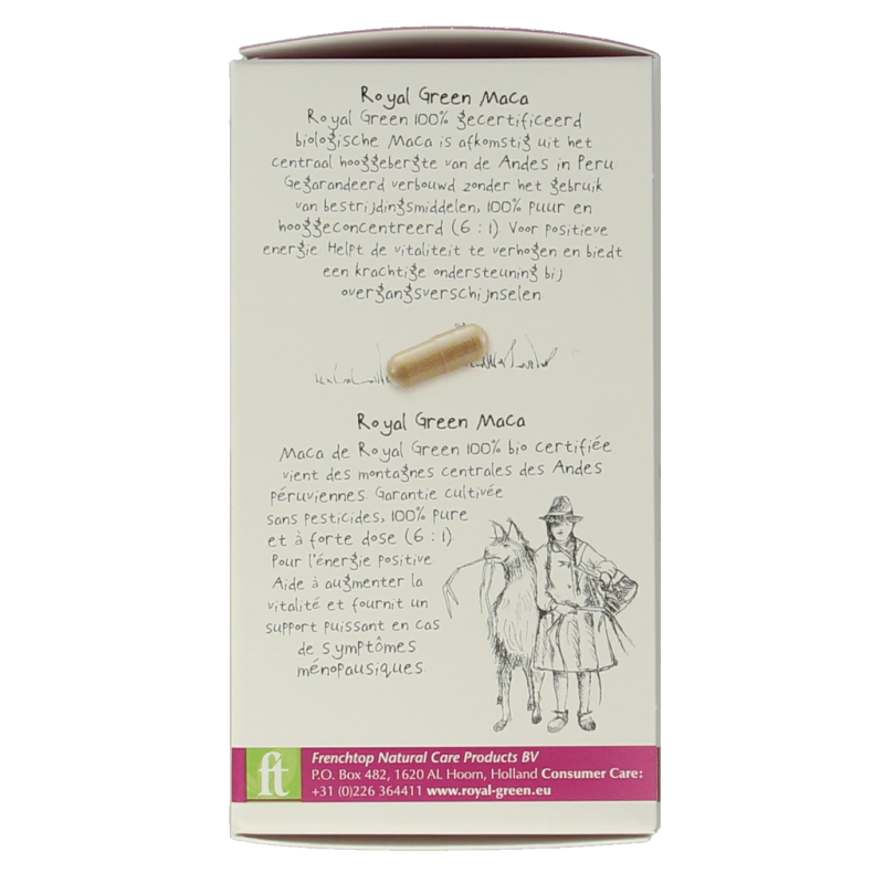Royal Green Maca bio 60 Vegetarische capsules