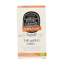Royal Green Turmeric complex bio 60.00 Vegetarische capsules
