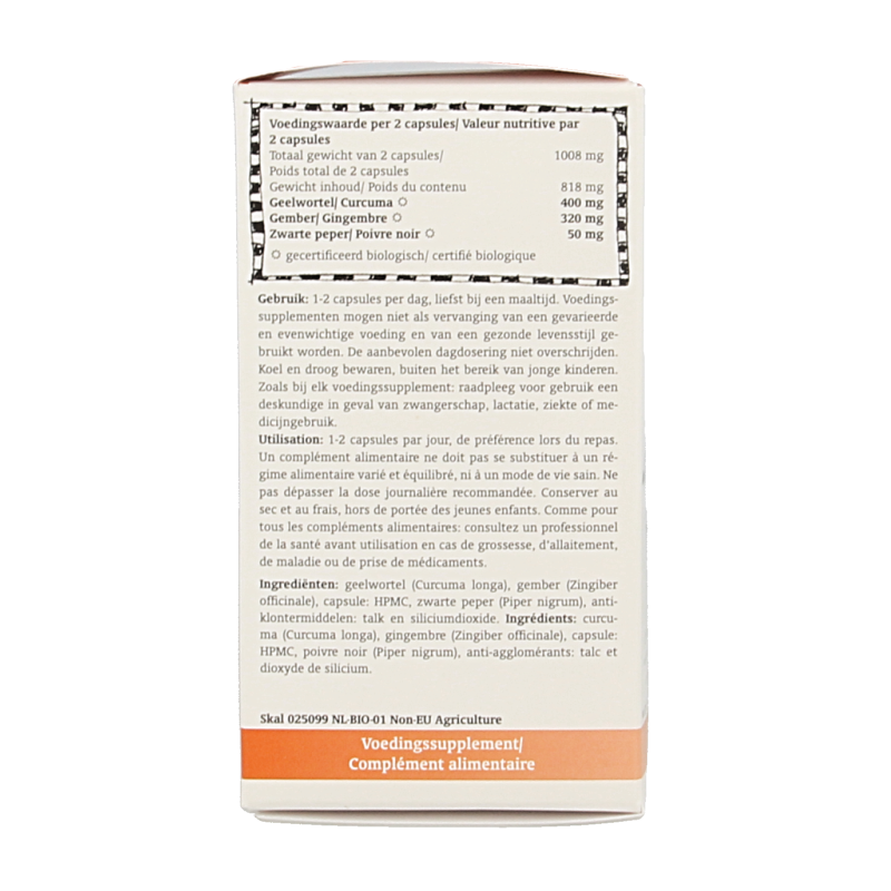 Royal Green Turmeric complex bio 60 Vegetarische capsules