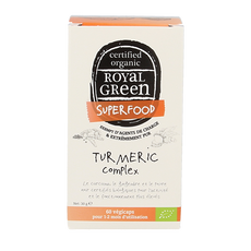 Royal Green Turmeric complex bio 60.00 Vegetarische capsules