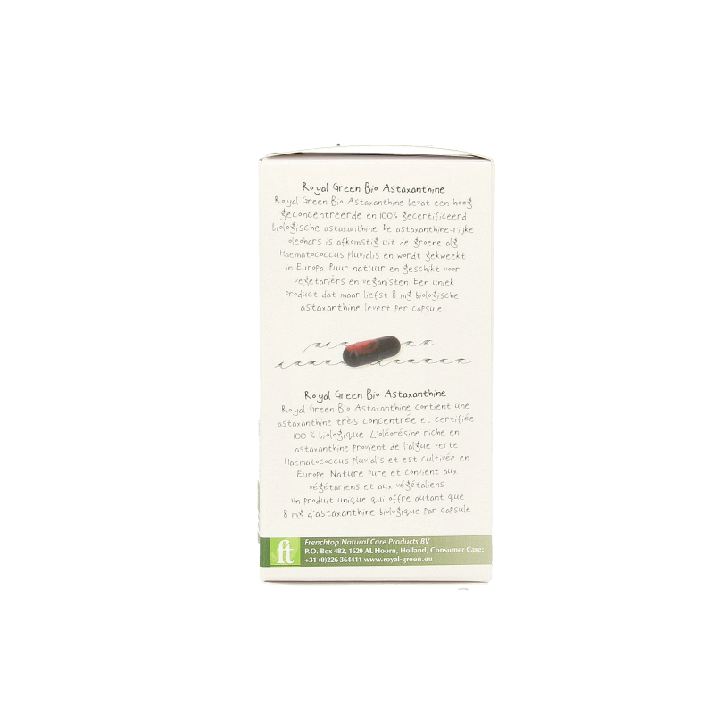 Royal Green Astaxanthine bio 60 Vegetarische capsules