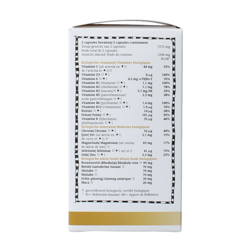 Royal Green Stress & energy multi bio 60 Vegetarische capsules