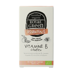 Royal Green Vitamine B complex bio 60.00 Vegetarische capsules