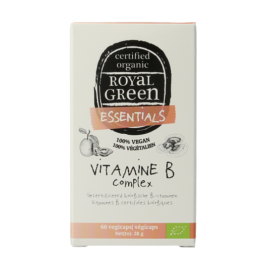 Royal Green Vitamine B complex bio 60.00 Vegetarische capsules
