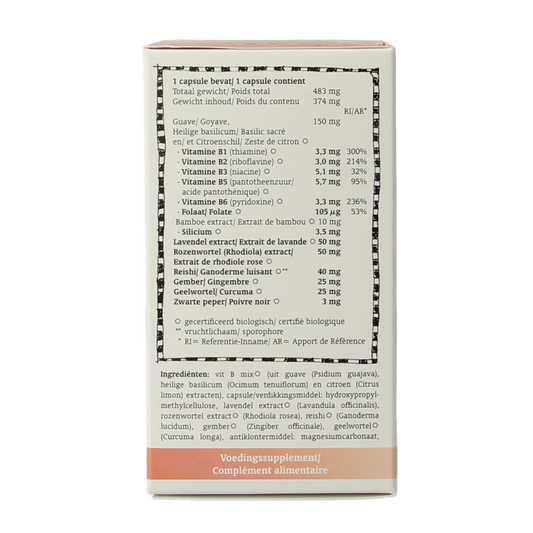 Royal Green Vitamine B complex bio 60.00 Vegetarische capsules