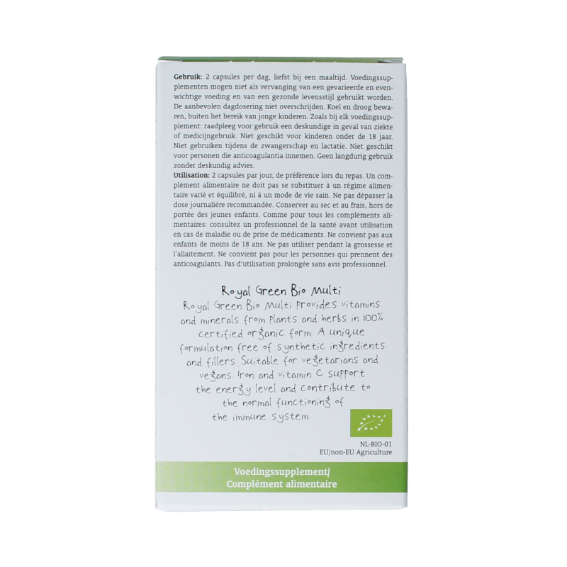 Royal Green Multi bio 60 Vegetarische capsules