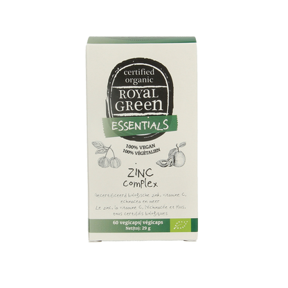 Royal Green Zinc complex bio 60.00 Vegetarische capsules