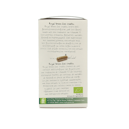 Royal Green Zinc complex bio 60.00 Vegetarische capsules