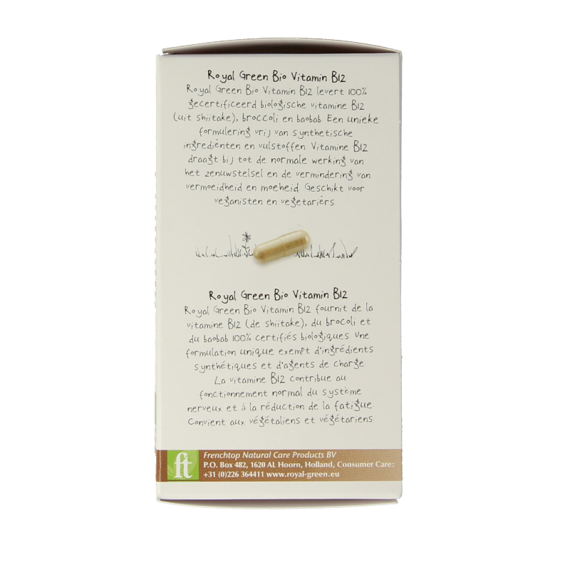 Royal Green Vitamine B12 - 25mcg bio 60 Vegetarische capsules