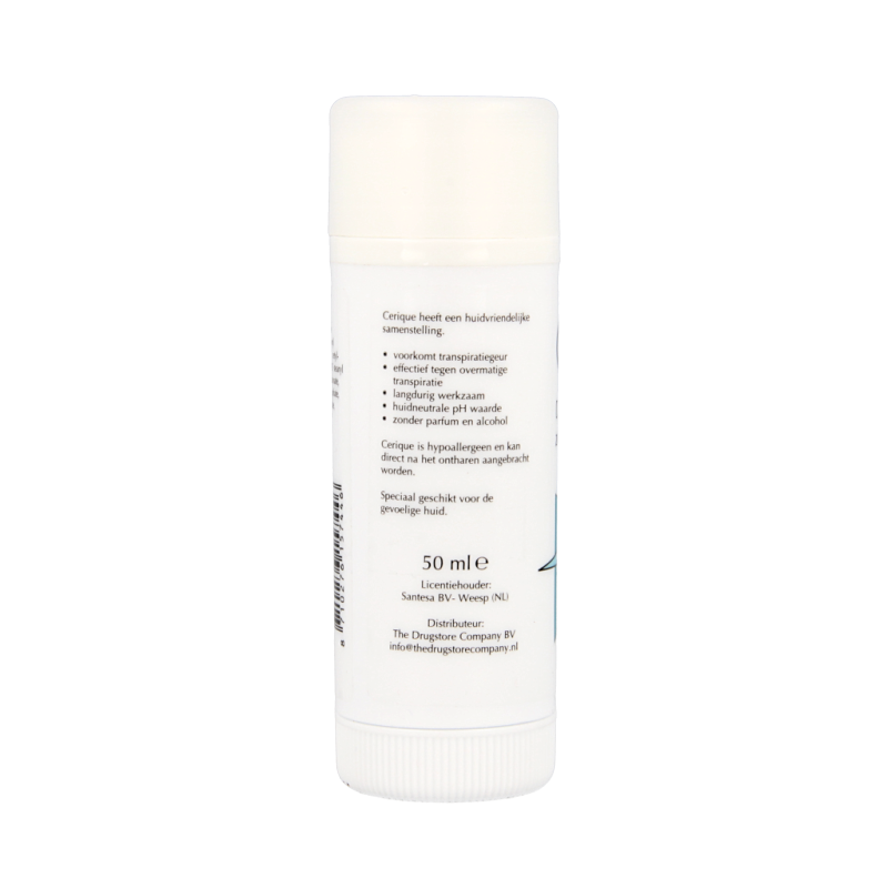 Cerique Deodorant creme ongeparfumeerd stick 50 Milliliter