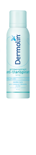 Dermolin Anti transpirant spray 150 Milliliter