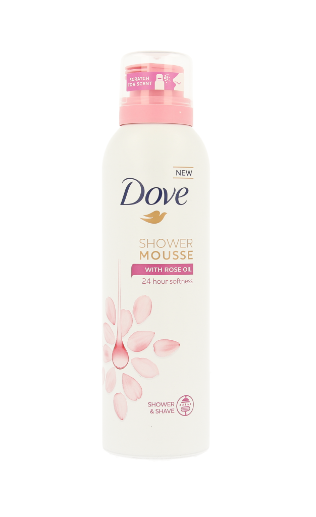 Dove Shower mousse rose oil 200 Milliliter