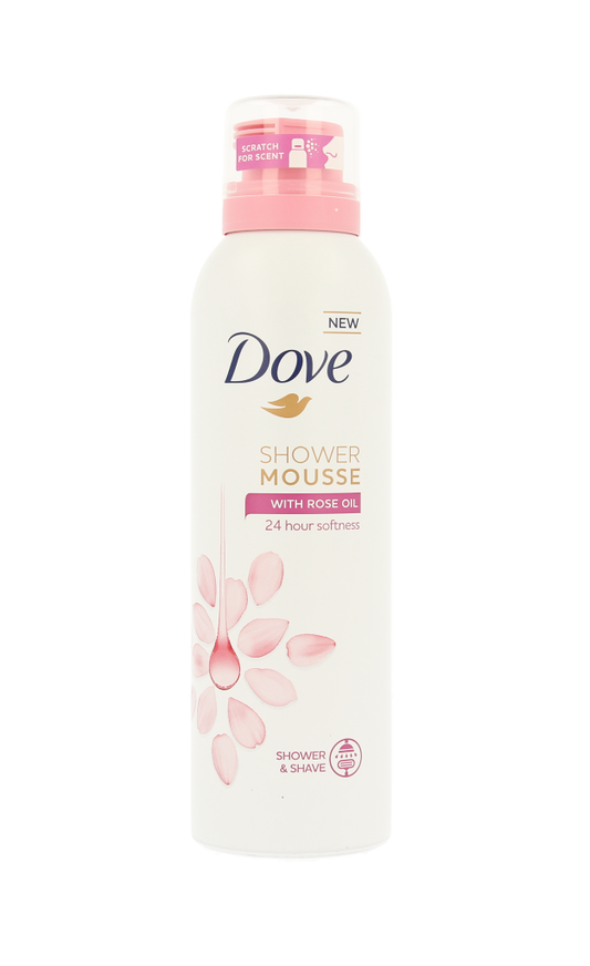 Dove Shower mousse rose oil 200 Milliliter