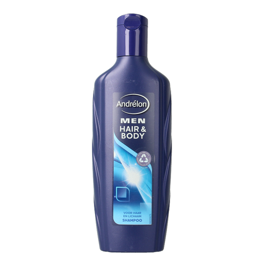 Andrelon Shampoo men hair & body 300 Milliliter