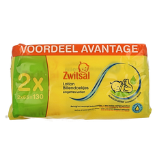 Zwitsal Billendoekjes met lotion 65 stuks 2 Stuks