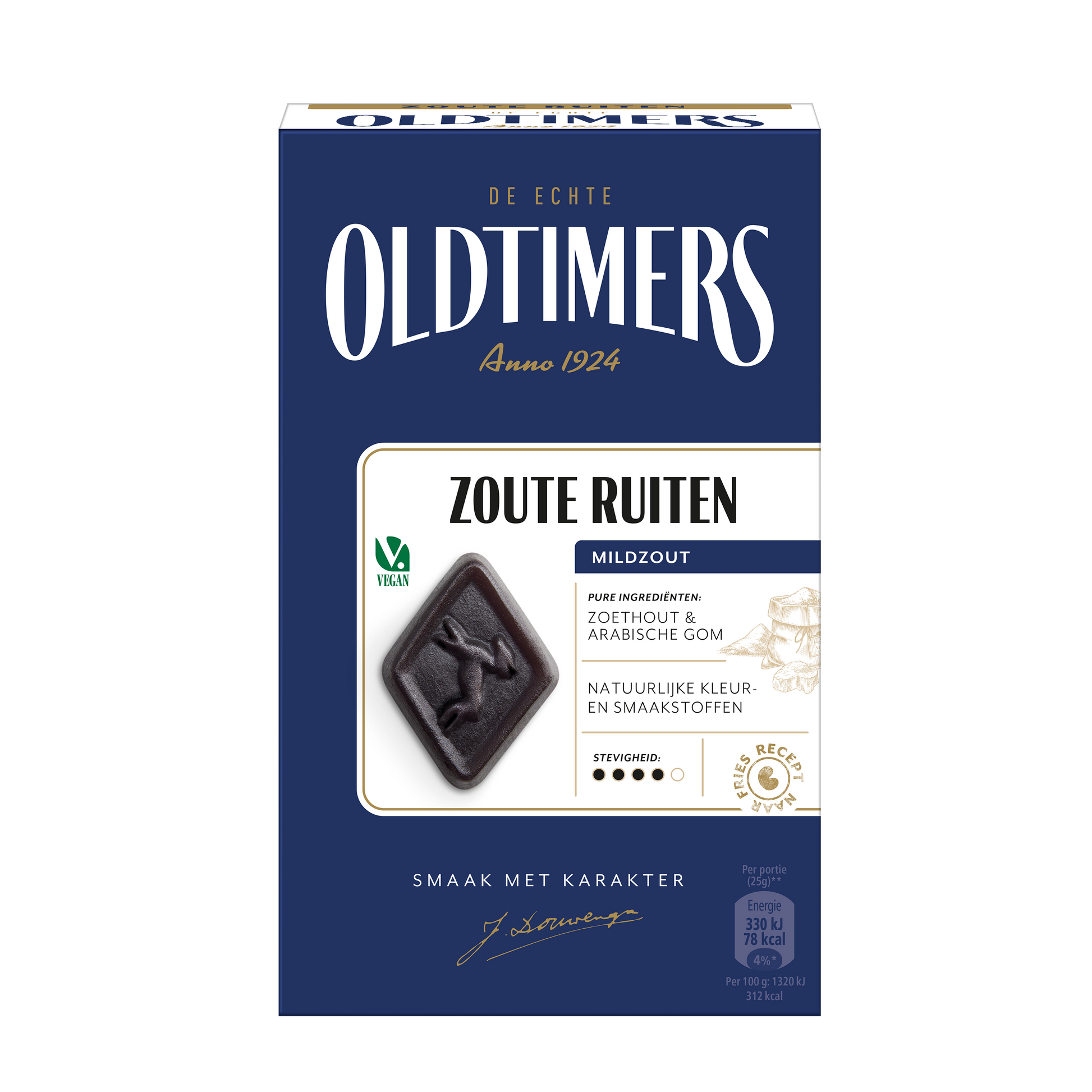 Oldtimers Zoute ruiten 235 Gram