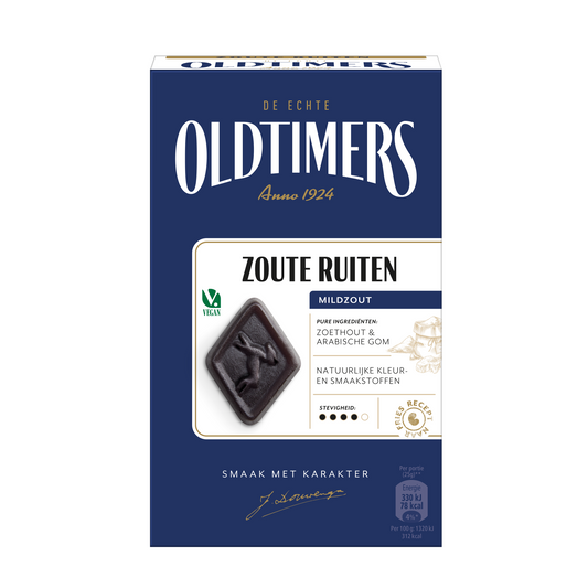 Oldtimers Zoute ruiten 235 Gram