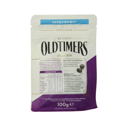 Oldtimers Zoete bolletjes suikervrij 100.00 Gram