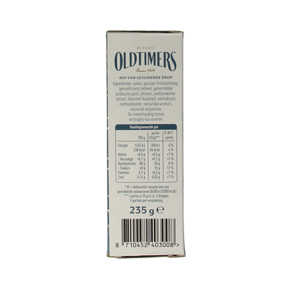 Oldtimers Uitblinkers mix 235.00 Gram