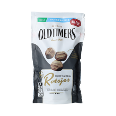 Oldtimers Zoute salmiak rotsjes suikervrij 100.00 Gram