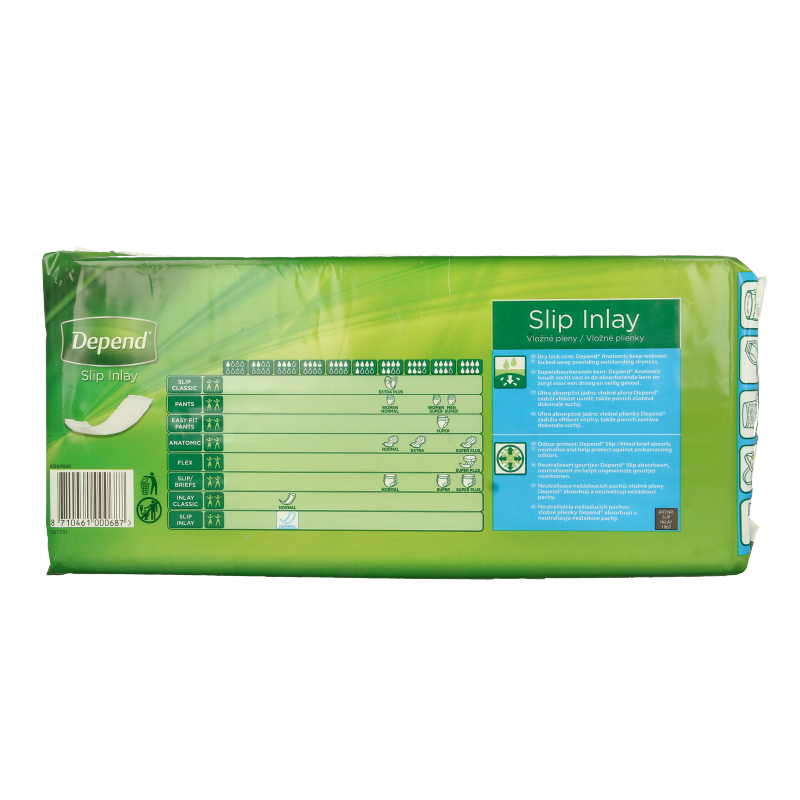 Depend Inlay maxi 1967 30 Stuks