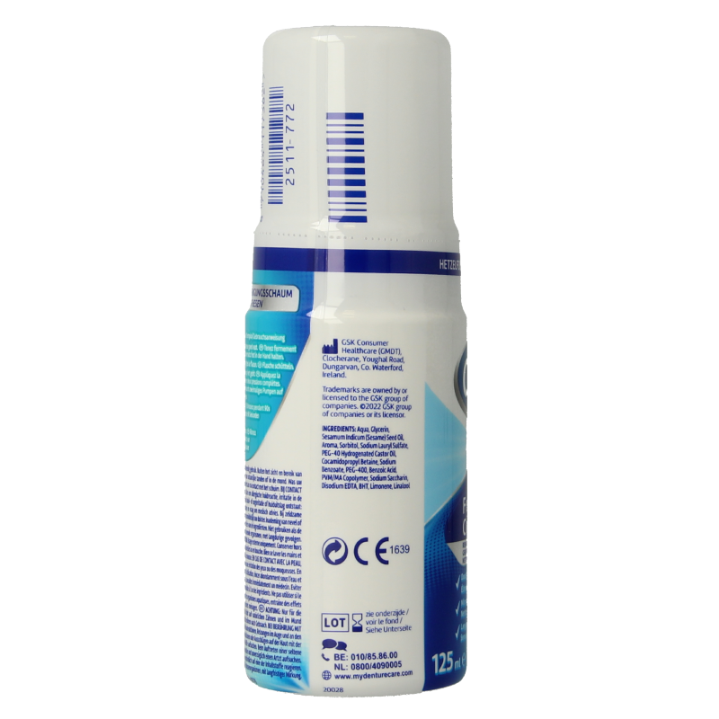 Corega Fresh cleanse mousse 125 Milliliter