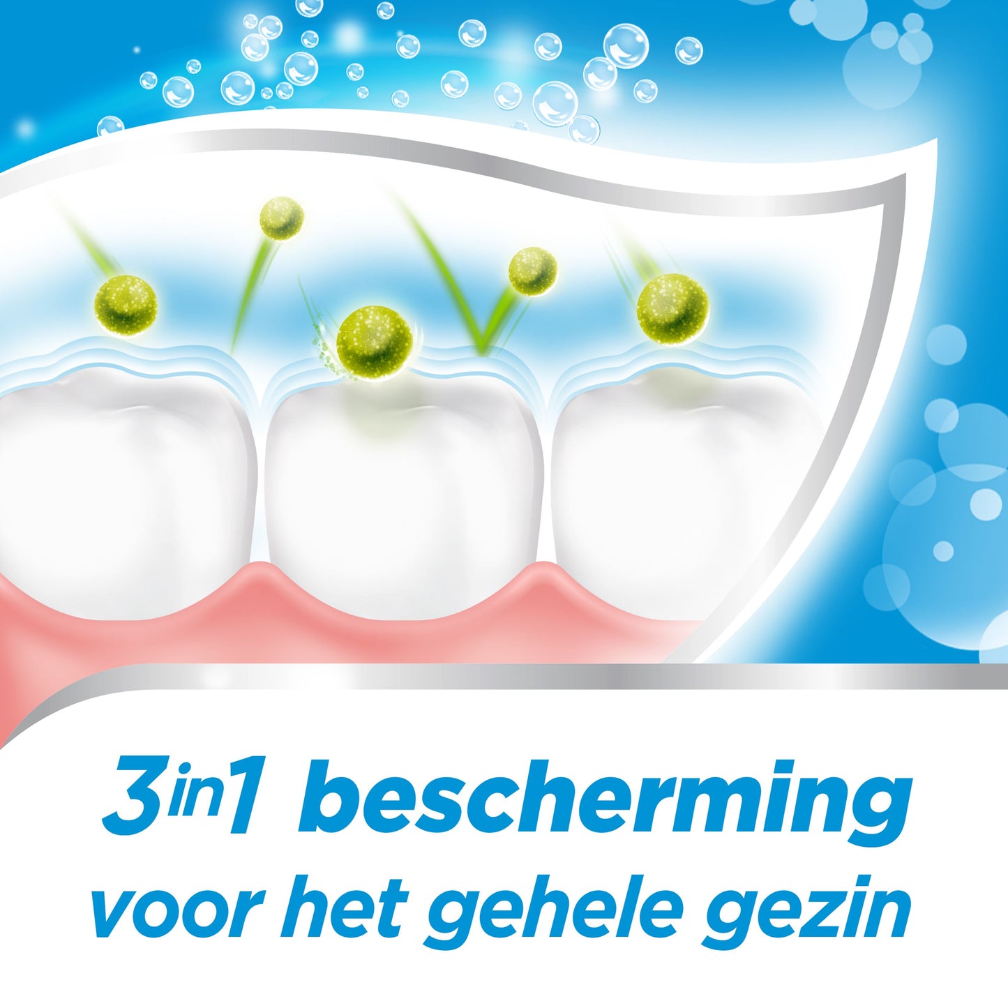 Aquafresh Tandpasta 3-voudige bescherming freshmint 75 Milliliter