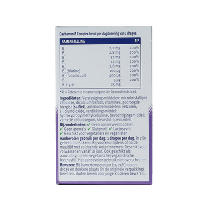 Davitamon Vitamine B complex forte 100.00 Dragees