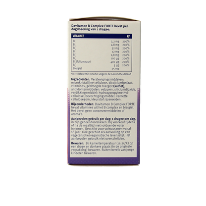 Davitamon Vitamine B complex forte 200.00 Dragees
