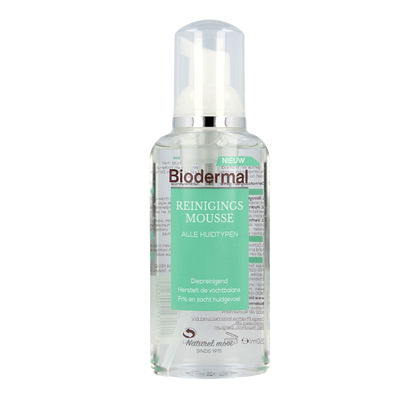 Biodermal Reinigingsmousse alle huidtypen 150 Milliliter