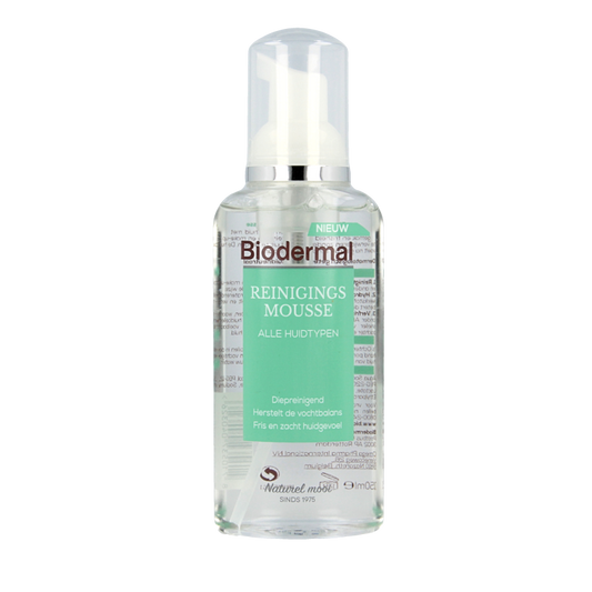 Biodermal Reinigingsmousse alle huidtypen 150 Milliliter