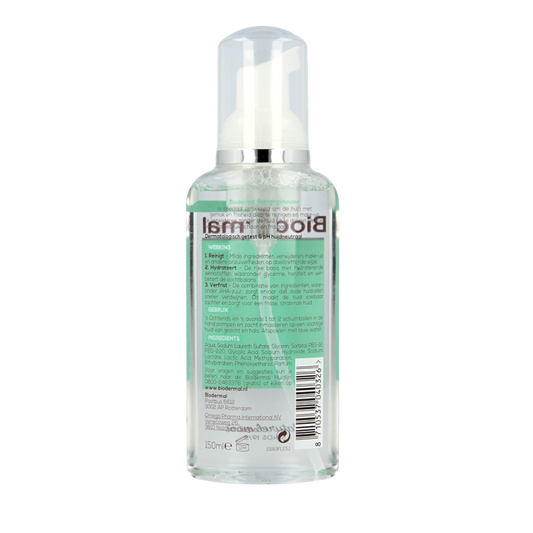 Biodermal Reinigingsmousse alle huidtypen 150 Milliliter