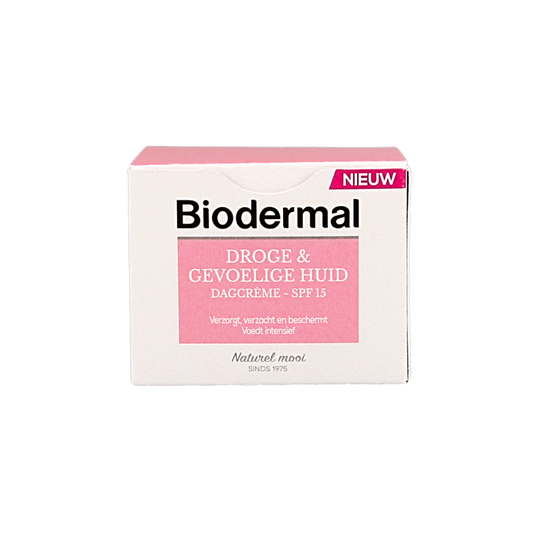 Biodermal Dagcreme droge en gevoelige huid 50 Milliliter
