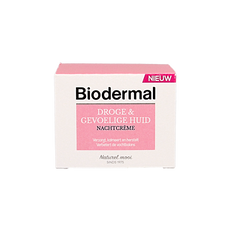 Biodermal Nachtcreme droge en gevoelige huid 50.00 Milliliter