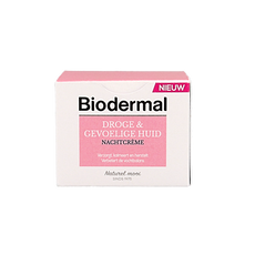 Biodermal Nachtcreme droge en gevoelige huid 50.00 Milliliter