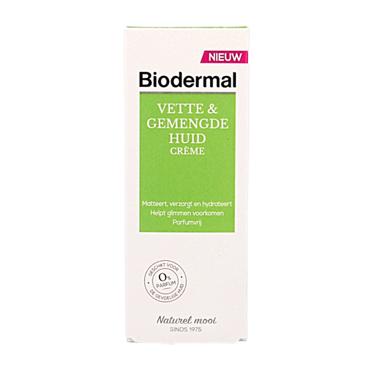 Biodermal Vet & gemengde huid creme 50 Milliliter