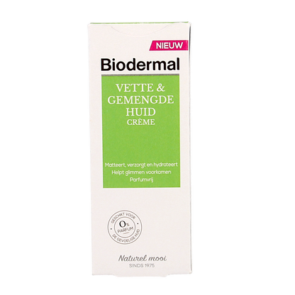 Biodermal Vet & gemengde huid creme 50.00 Milliliter