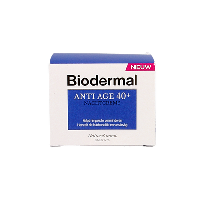 Biodermal Nachtcreme anti-age 40+ 50.00 Milliliter
