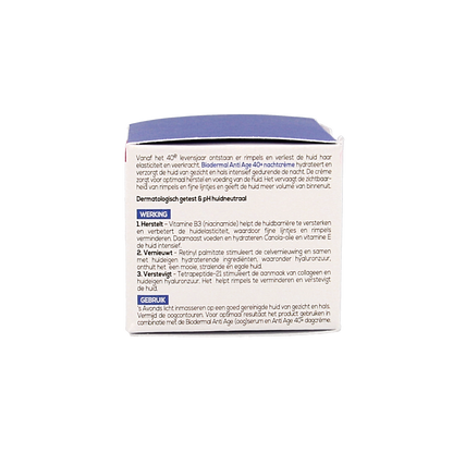 Biodermal Nachtcreme anti-age 40+ 50.00 Milliliter