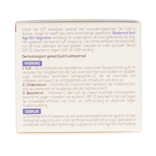 Biodermal Dagcreme anti-age 50+ 50.00 Milliliter