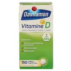 Davitamon Vitamine D kind smelttablet 150.00 Tabletten