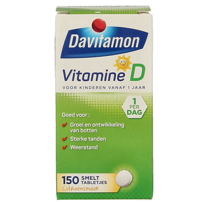 Davitamon Vitamine D kind smelttablet 150.00 Tabletten