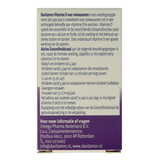 Davitamon Vitamine D volwassenen smelttablet 75.00 Tabletten
