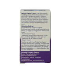 Davitamon Vitamine D3 forte smelttablet 75 Tabletten