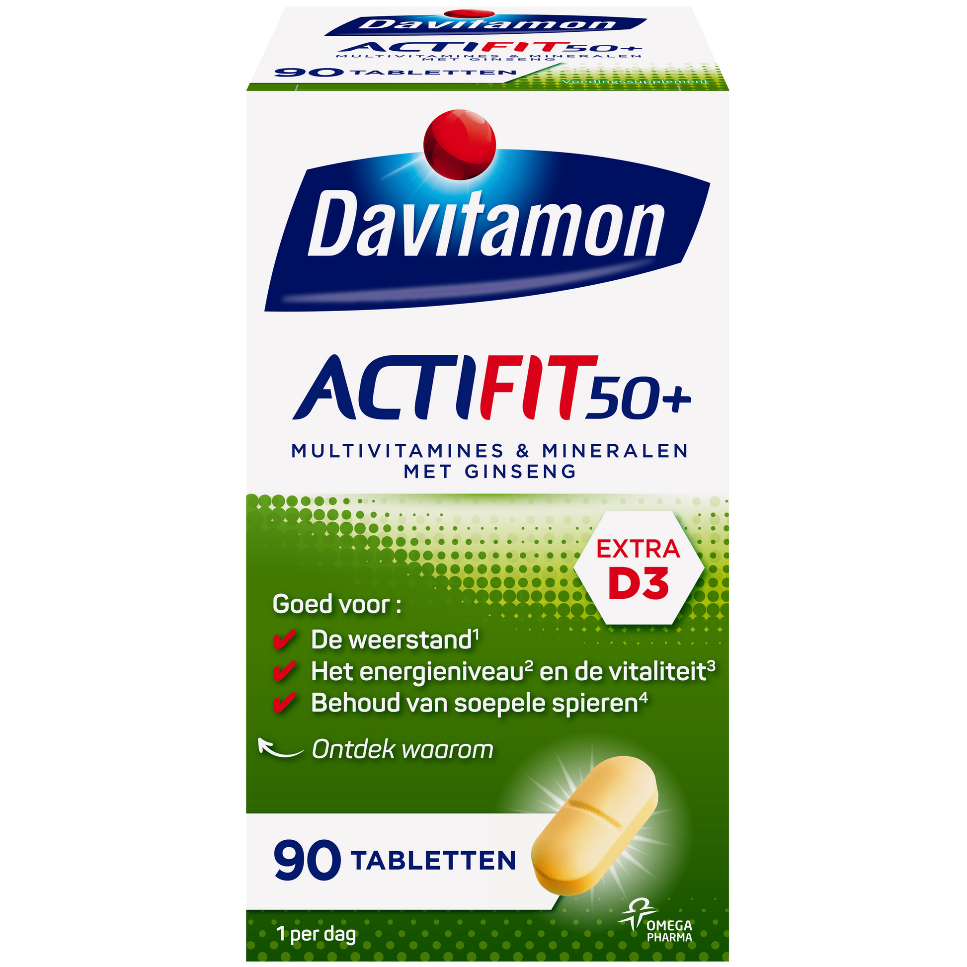 Davitamon Actifit 50+ 90 Tabletten