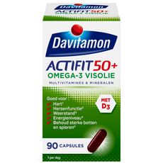 Davitamon Actifit 50+ omega 3 90.00 Capsules